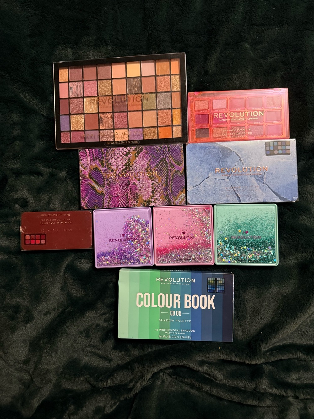 NEW Makeup Revolution Eyeshadow Palette Bundle – 9 Palettes